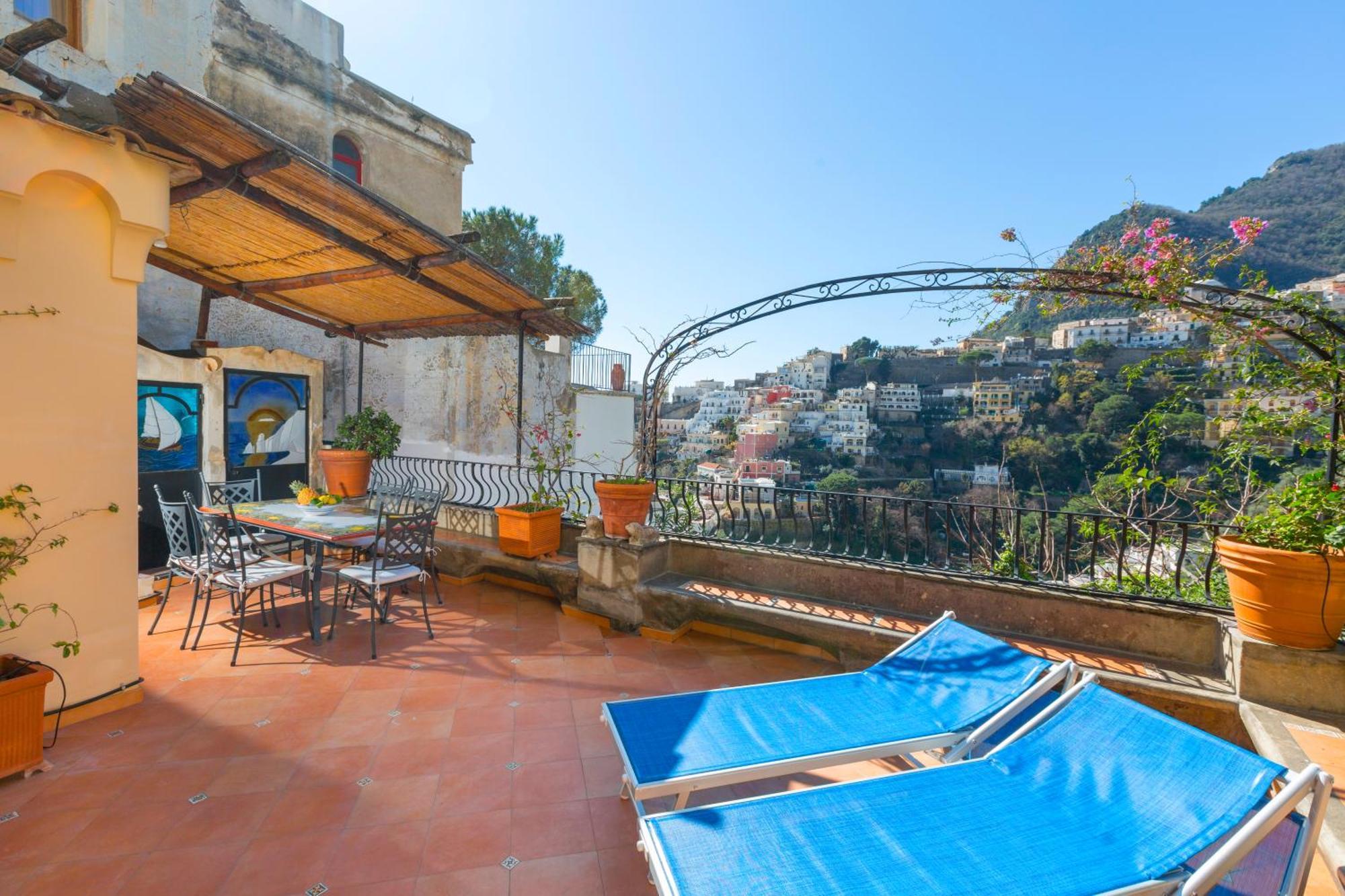 Yourhome - Alcova Apartment Positano Bagian luar foto