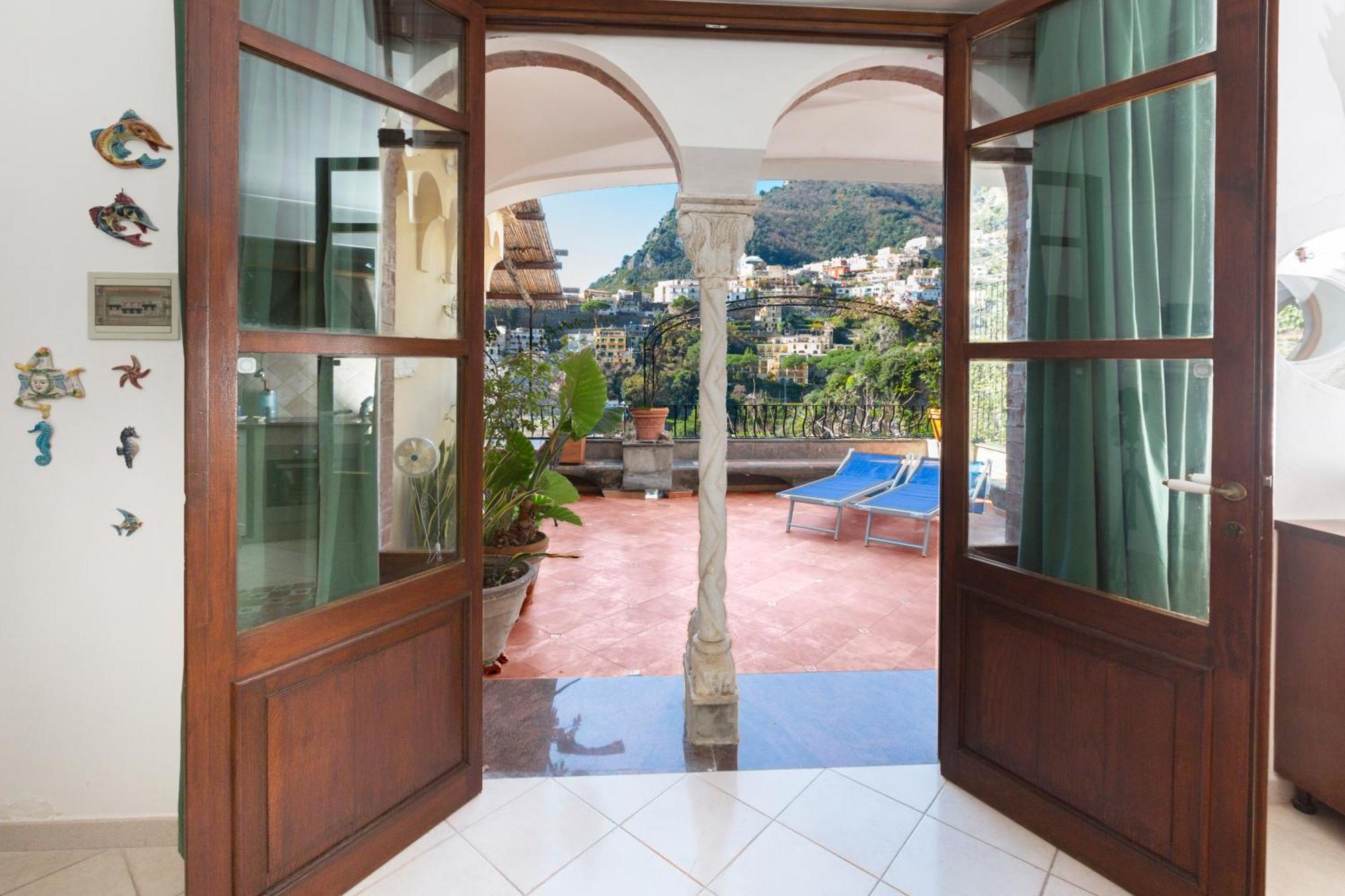Yourhome - Alcova Apartment Positano Bagian luar foto