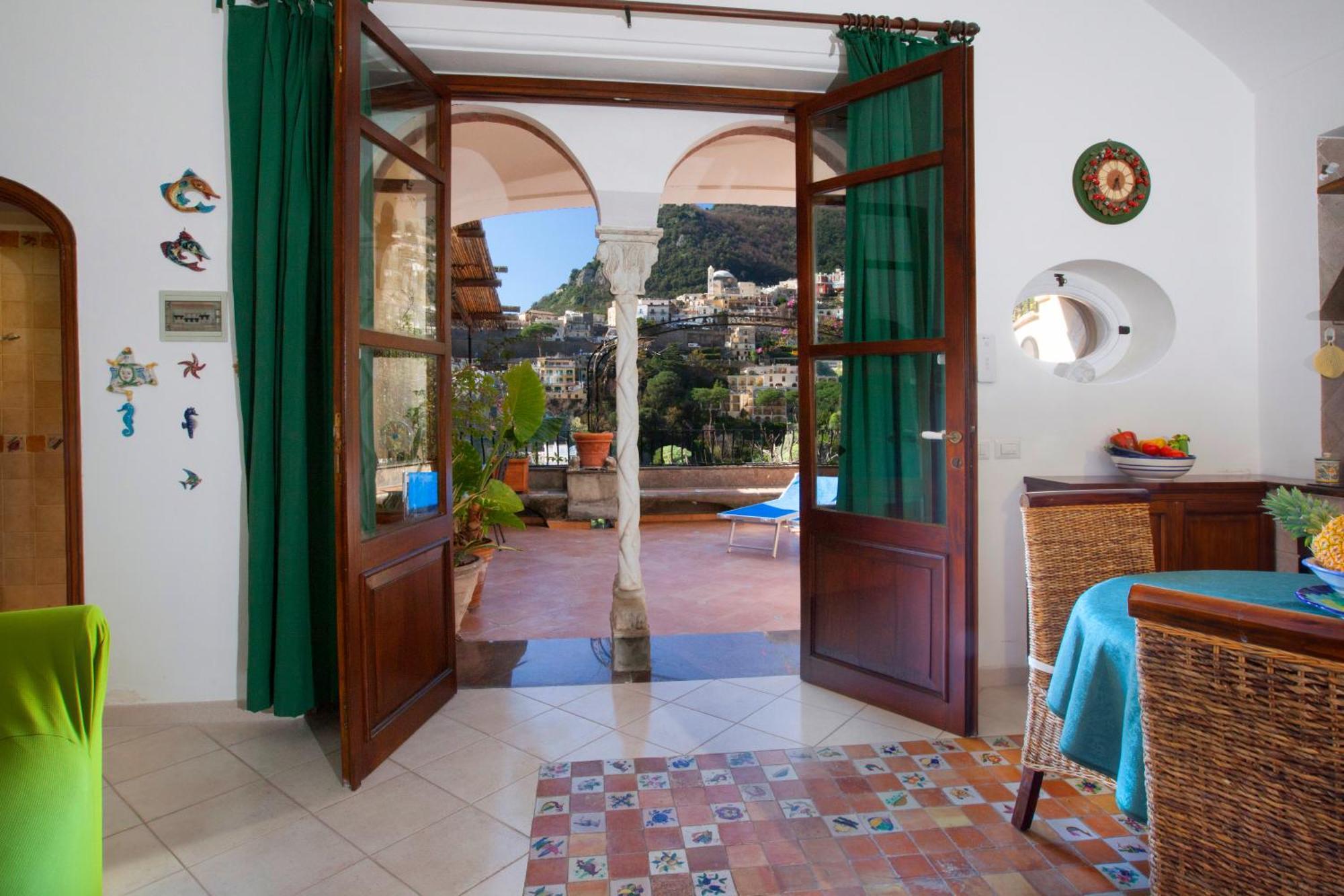 Yourhome - Alcova Apartment Positano Bagian luar foto