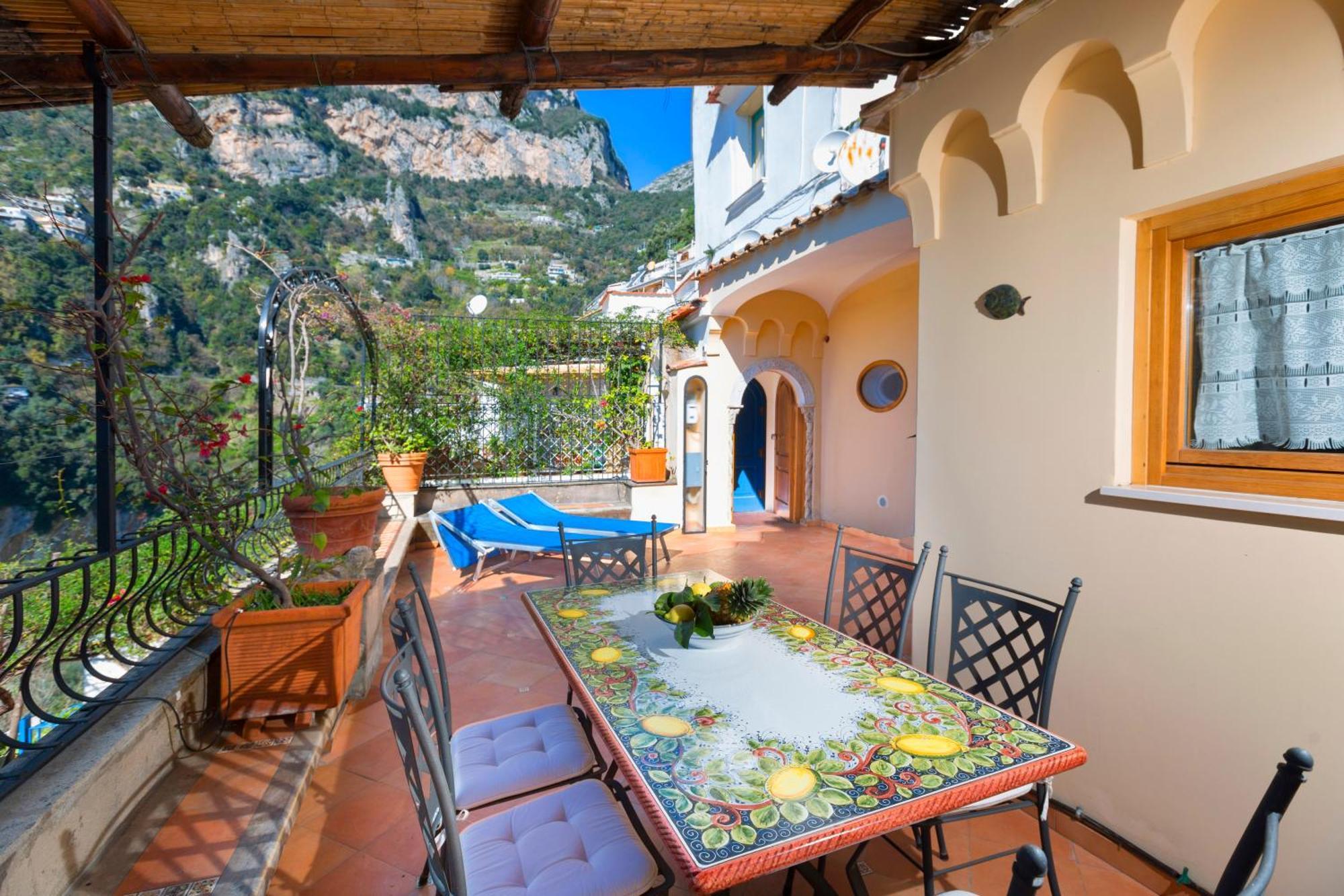 Yourhome - Alcova Apartment Positano Bagian luar foto